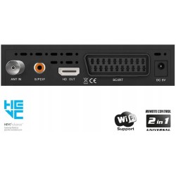 Outlet Tuner Dekoder DVB-T2 Edision Picco T265 H.265/HEVC Czarny OPIS