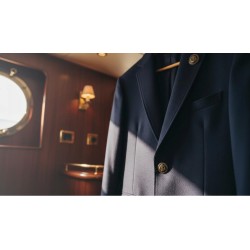 Zestaw 9 Eleganckich Guzików Kotwica Czarno-Złote