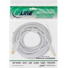 Outlet Kabel USB-A USB-B 2.0 10m z rdzeniem ferrytowym InLine pozłacane