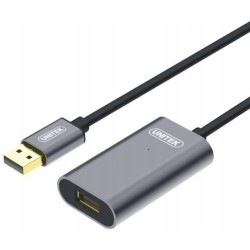 Outlet Kabel USB-A USB-B 2.0 10m z rdzeniem ferrytowym InLine pozłacane
