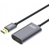 Outlet Kabel USB-A USB-B 2.0 10m z rdzeniem ferrytowym InLine pozłacane