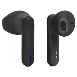 Outlet Słuchawki bezprzewodowe douszne JBL Wave Flex czarne Bluetooth OPIS