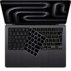 Outlet Osłona klawiatury MacBook 14/16" Pro/Max M1/M2/M3/M4 QWERTY Czarna