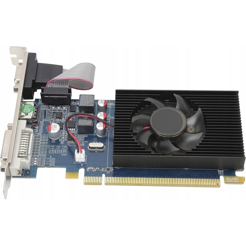 Karta graficzna HD6450 2G 64-bitowa grafika DDR3 gniazdem PCI Express 3.0