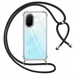 Outlet Etui TPU przezroczyste do Xiaomi Redmi A5 4G z regulowaną smyczą