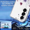 Outlet Etui Samsung Galaxy S23 Ultra 5G TPU Przeźroczyste z Kwiatami