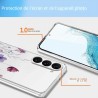 Outlet Etui Samsung Galaxy S23 Ultra 5G TPU Przeźroczyste z Kwiatami
