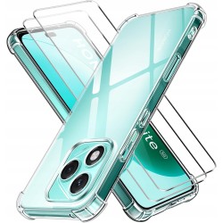 Outlet Etui ivoler do Honor 400 Lite 5G + 2 szkła hartowane przeźroczyste