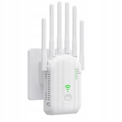 Outlet Guhuashi WHITE01 wzmacniacz Wi-Fi 1200 Mb/s Dual Band 6 anten LAN