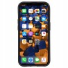 Outlet Mumbi etui ochronne do iPhone 14 Pro czarne z czerwonymi paskami