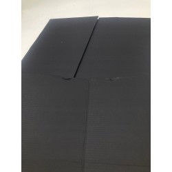 Outlet Tablica Prezentacyjna Potrójna HAUTOCO 66x40 cm, 4 sztuki, czarna