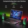 Outlet Głośniki komputerowe SOULION C30 2.0 USB Bluetooth RGB LED 3,5 mm