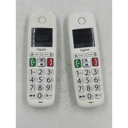 Outlet Gigaset E290 DUO telefon DECT 2 słuchawki CLIP duży wyświetlacz OPIS