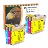 Outlet Tusz CMYK Brother LC-980/1100 zamiennik do Brother MFC-6890CDW