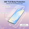 Outlet Etui silikonowe przezroczyste z ochroną ekranu do Samsung Galaxy S25