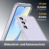 Outlet Etui silikonowe przezroczyste z ochroną ekranu do Samsung Galaxy S25