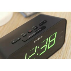 Outlet Philips TAR3306/12 radiobudzik FM podwójny alarm drzemka czarny