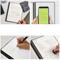 Outlet Rocketbook Core Wielokrotnego użytku notes spiralny 21×29,7cm Czarny