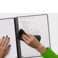 Outlet Rocketbook Core Wielokrotnego użytku notes spiralny 21×29,7cm Czarny