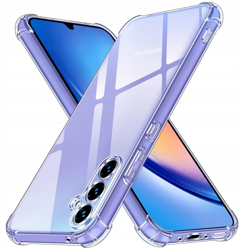Outlet ivoler etui Samsung Galaxy A34 5G przezroczyste TPU wzmocnione