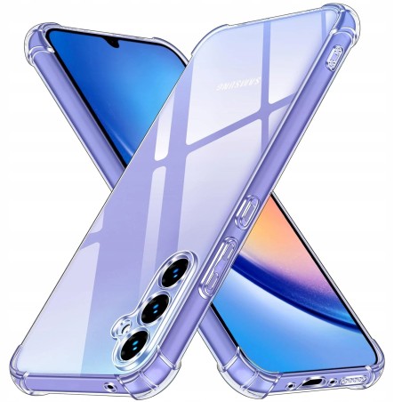 Outlet ivoler etui Samsung Galaxy A34 5G przezroczyste TPU wzmocnione