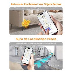 Inteligentny lokalizator portfela NOVOO Bluetooth z Apple Find My