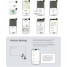 Outlet Karta lokalizatora portfela inteligentnego NOVOO Bluetooth Apple