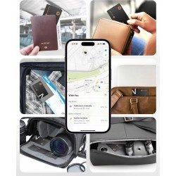 Outlet Karta lokalizatora portfela inteligentnego NOVOO Bluetooth Apple