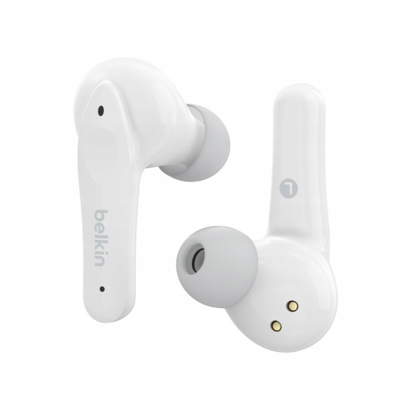USZKODZONY Słuchawki bezprzewodowe dokanałowe Belkin Soundform Nano Biały