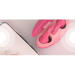USZKODZONY Słuchawki bezprzewodowe dokanałowe Belkin Soundform Nano Biały