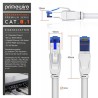 Outlet CSL CAT 8.1 Kabel Sieciowy 40 Gbits LAN High Speed 15m Biały