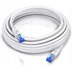 Outlet CSL CAT 8.1 Kabel Sieciowy 40 Gbits LAN High Speed 15m Biały