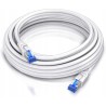 Outlet CSL CAT 8.1 Kabel Sieciowy 40 Gbits LAN High Speed 15m Biały