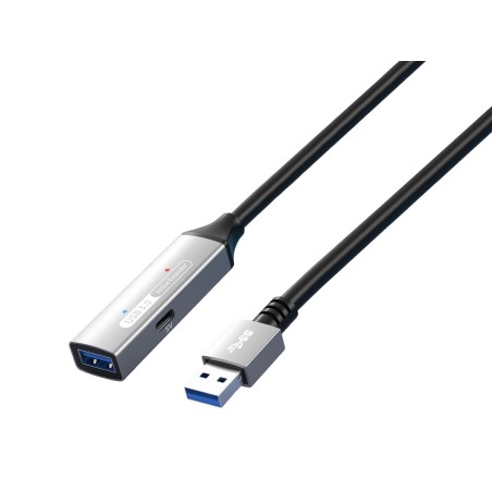 Outlet PremiumCord USB 3.2 Repeater Przedłużacz M-F 5Gbps Aluminium Czarny