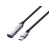 Outlet PremiumCord USB 3.2 Repeater Przedłużacz M-F 5Gbps Aluminium Czarny
