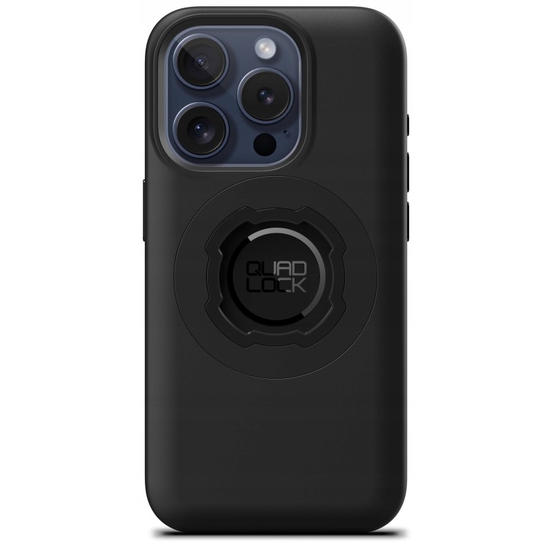 Outlet Quad Lock MAG Etui na telefon iPhone 15 Pro z Pierścieniem Czarny