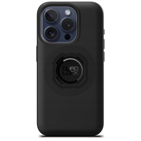Outlet Quad Lock MAG Etui na telefon iPhone 15 Pro z Pierścieniem Czarny