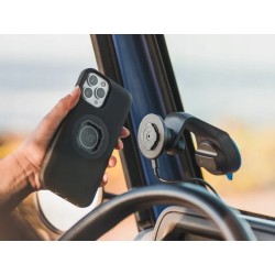 Outlet Quad Lock MAG Etui na telefon iPhone 15 Pro z Pierścieniem Czarny