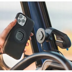 Outlet Quad Lock MAG Etui na telefon iPhone 15 Pro z Pierścieniem Czarny