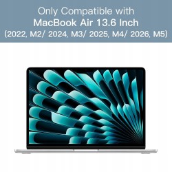 Outlet Folia Ochronna JETech do MacBooka Air M2-M5 13" Matowa 2 szt.