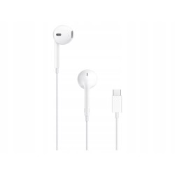 Outlet Słuchawki Przewodowe Douszne Apple EarPods USB-C MYQY3ZM/A Białe