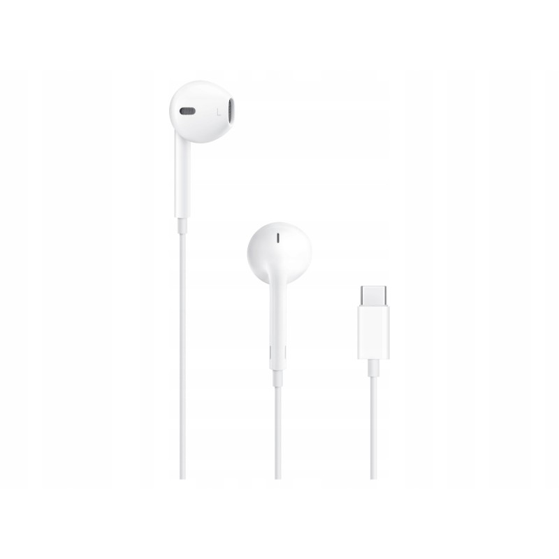 Outlet Słuchawki Przewodowe Douszne Apple EarPods USB-C MYQY3ZM/A Białe