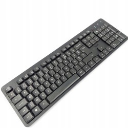 Outlet Klawiatura Bezprzewodowa Trust ODY II USB 2.4GHz Cicha AZERTY Czarna