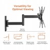 Outlet Uchwyt do telewizora Amazon Basics 12"-40" VESA 200x200 Czarny