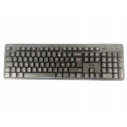 Outlet Klawiatura Bezprzewodowa Trust ODY II USB 2.4GHz Cicha AZERTY Czarna