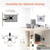 Outlet Uchwyt do telewizora Amazon Basics 12"-40" VESA 200x200 Czarny