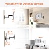 Outlet Uchwyt do telewizora Amazon Basics 12"-40" VESA 200x200 Czarny
