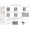 Outlet Uchwyt do telewizora Amazon Basics 12"-40" VESA 200x200 Czarny