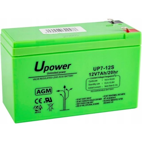 Outlet V1350 AGM akumulator ołowiowy 7 Ah 12 V 1,9kg zielony