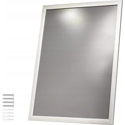 Outlet Ramka zatrzaskowa A4 plakatowa OWZ Albyco 21x29.7cm srebny